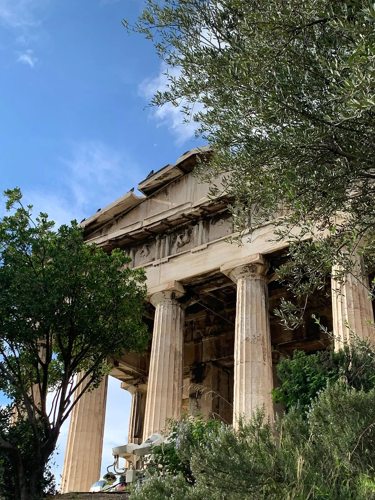 Ancient architecture in Athens.