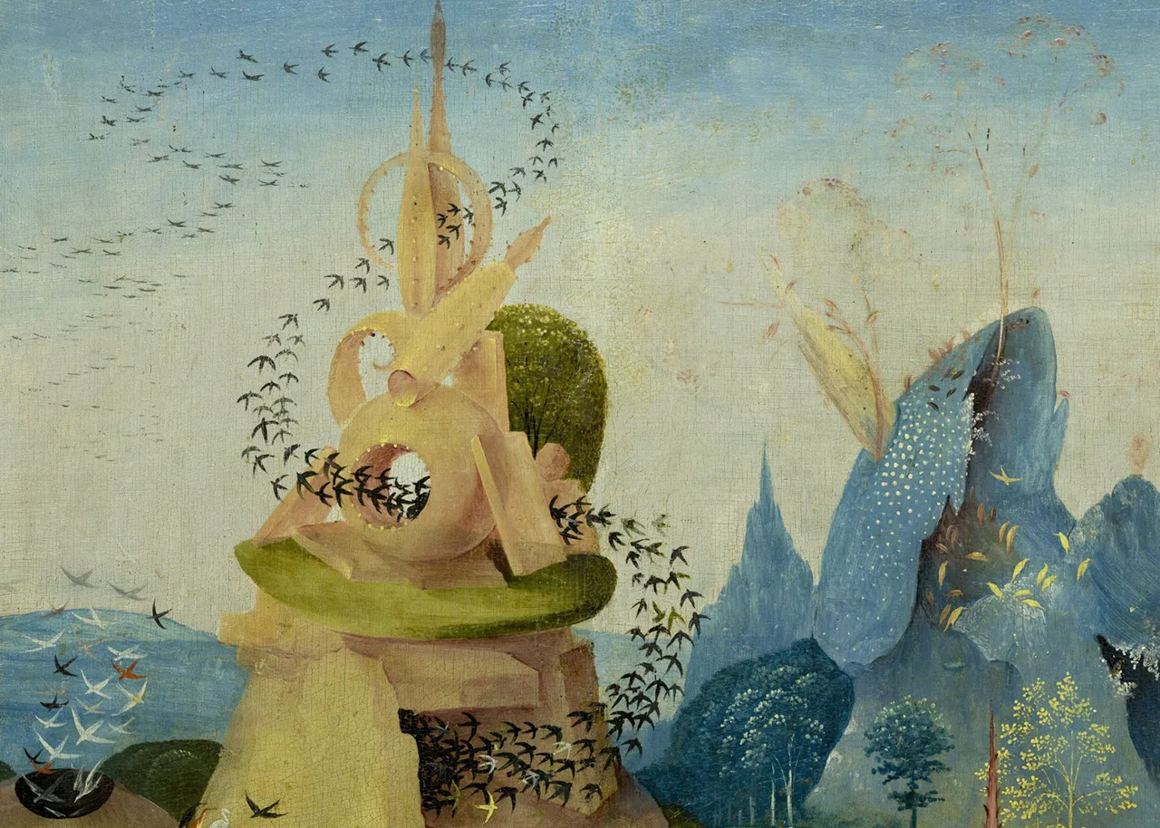 Detail in The Garden of Earthly Delights by Jheronimus Bosch.