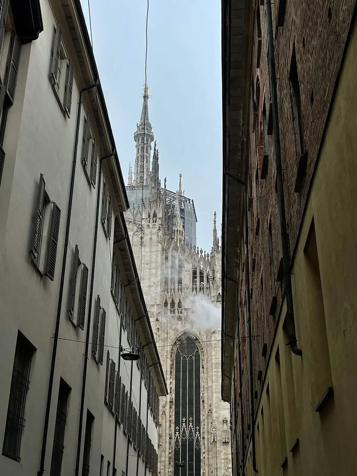 Duomo from a side street in Milan.